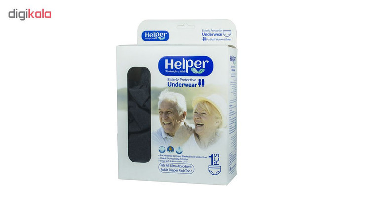پوشینه بزرگسال هلپر مدل large بسته 1 عددی