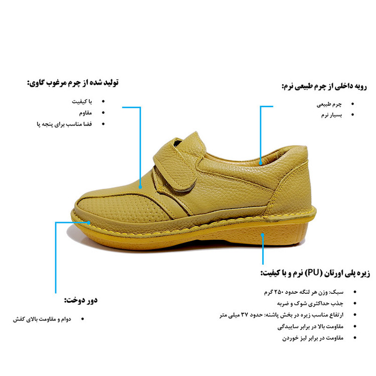 کفش طبی زنانه معراج طب مدل 424