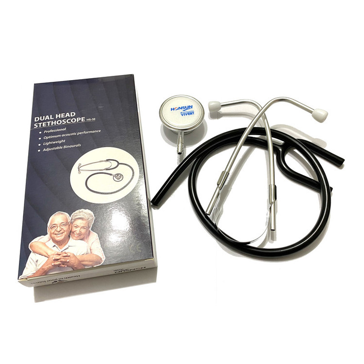 فشارسنج عقربه ای هونسان مدل HS-20A با گوشی طبی، سایز بازو 22 تا 40 سانتیمتر، دارای حافظه 64 تایی برای 6 کاربر، نمایشگر بزرگ LED، سنجش ضربان قلب، تشخیص آریتمی، تنظیم تاریخ و زمان، منبع تغذیه برق و باتری و کیف همراه