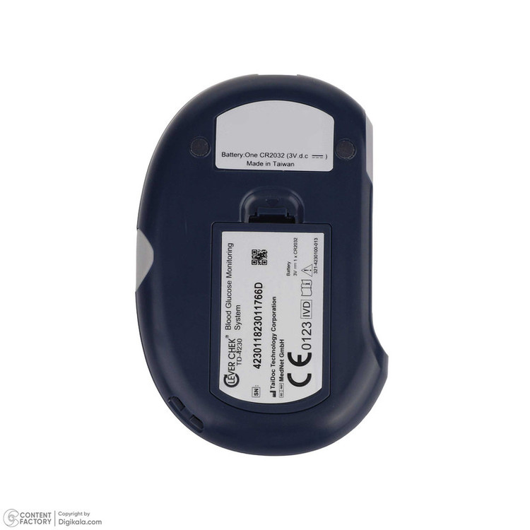 دستگاه تست قندخون کلور چک مدل TD-4230 به همراه یک بسته نوار تست و سوزن