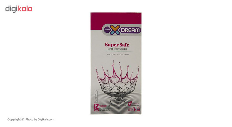کاندوم ایکس دریم مدل Super Safe بسته 12 عددی