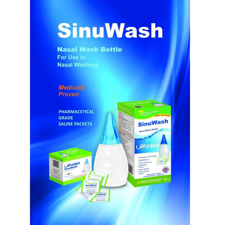 مجموعه شستشوی بینی و سینوس سینوواش مدل Nasal Wash