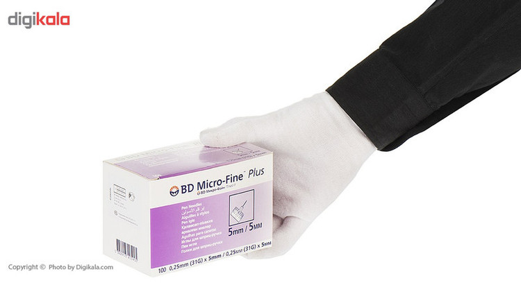 سوزن قلم انسولین بی دی مدل Micro-Fine سایز 5 میلیمتر 100 عددی